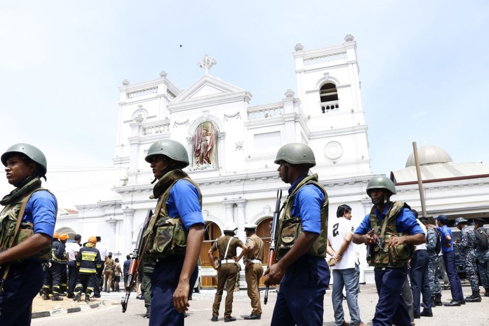 Aparat Siaga Pasca Serangan Bom Sri Lanka