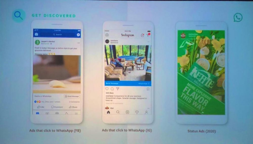 Perbandingan Tampilan Iklan di WhatsApp dengan Instagram dan Facebook