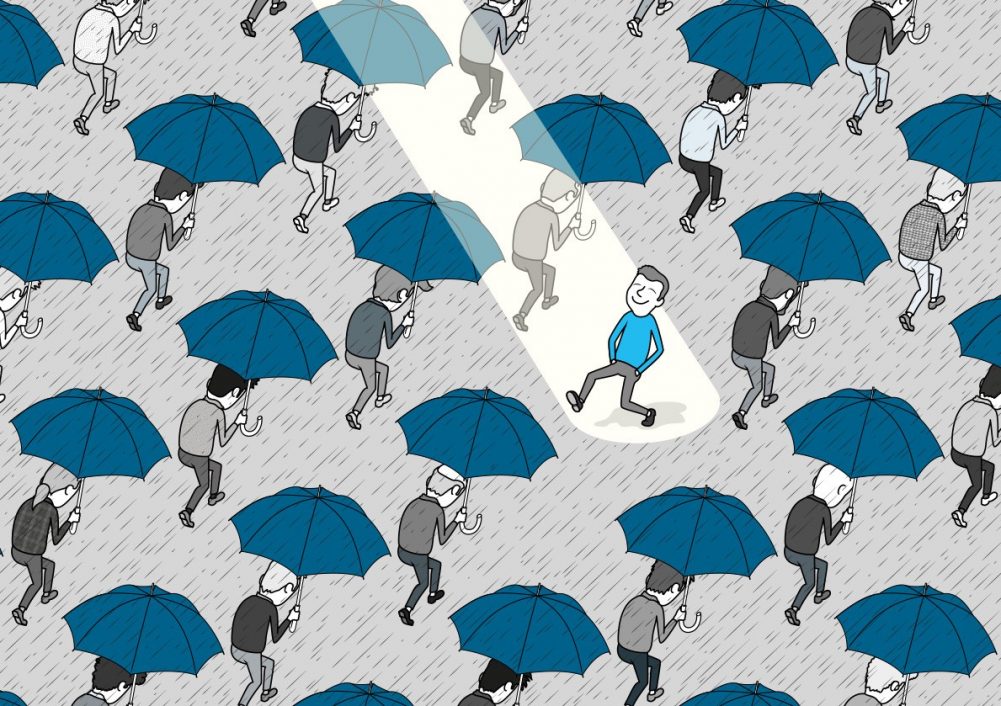 Ilustrasi Optimisme untuk Meningkatkan Produktivitas Kerja