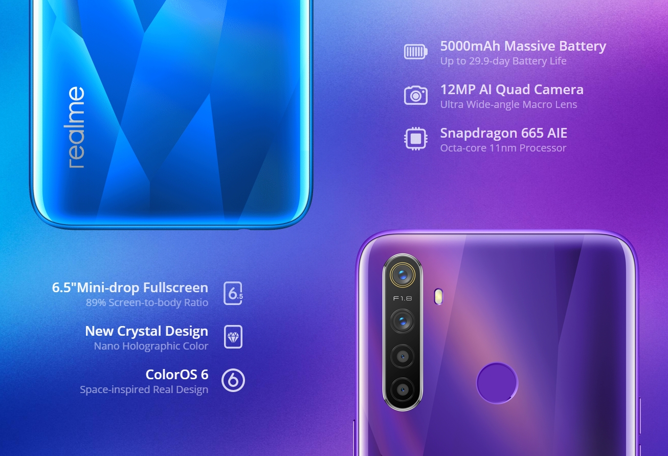 Spesifikasi Realme 5 Baru