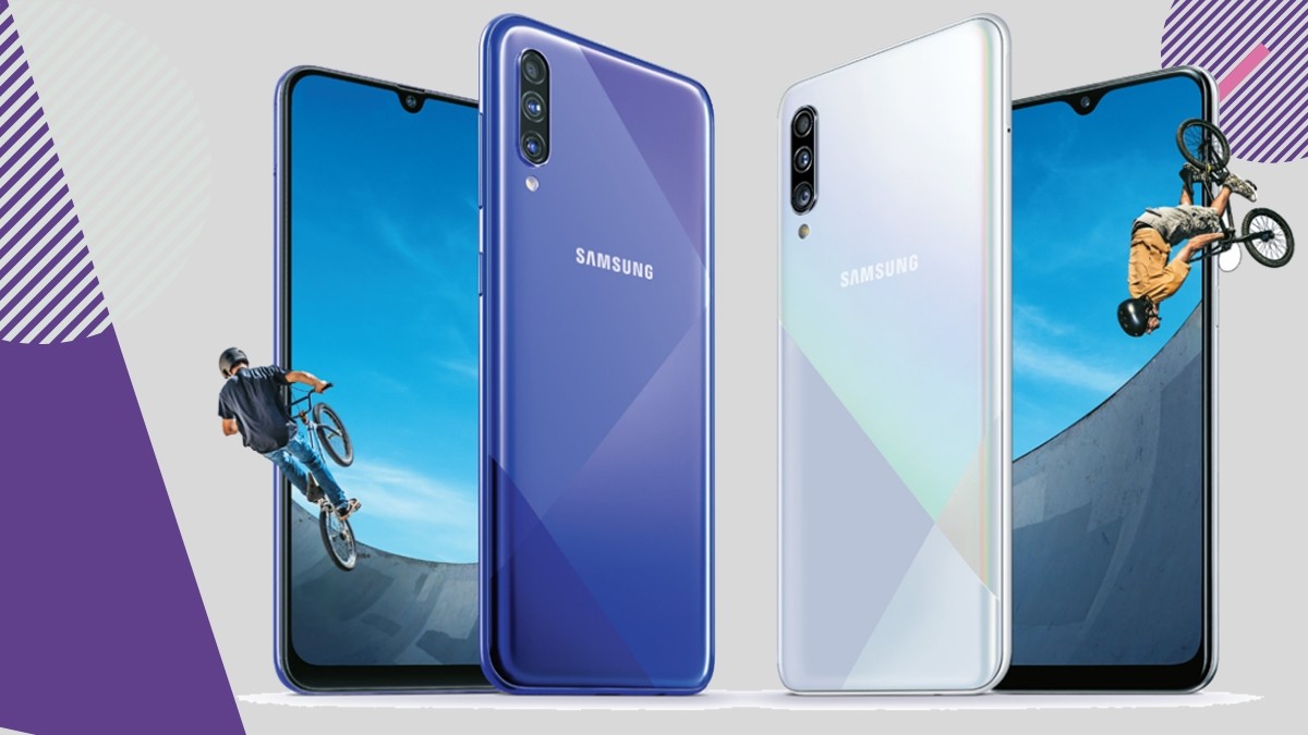 Desain Tampilan Muka dan Belakang Galaxy A50s