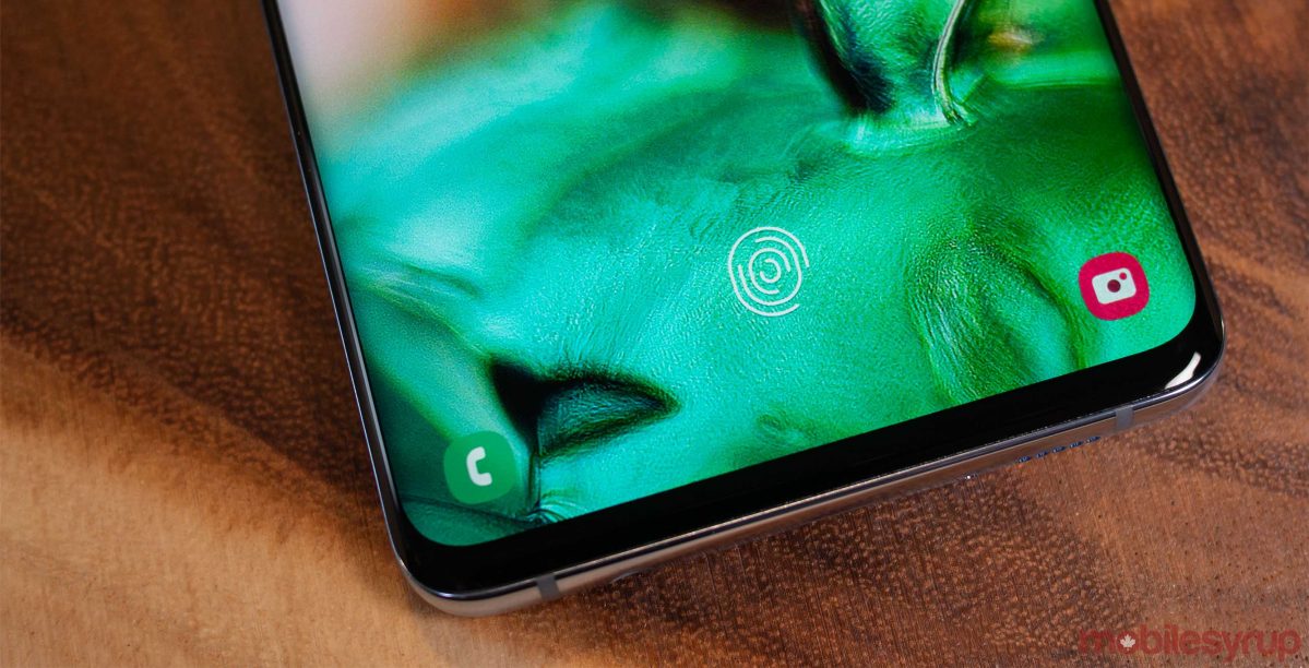 Sensor Sidik Jari Galaxy S10